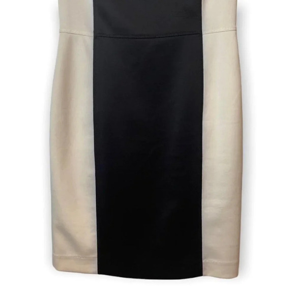 RACHEL Rachel Roy Black  & White Sleeveless Pencil Dress - Picture 5 of 7